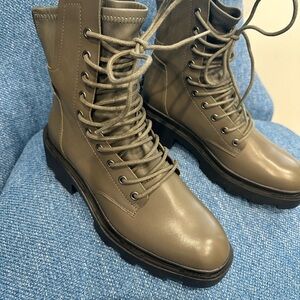 ASH women ankle combat boots
